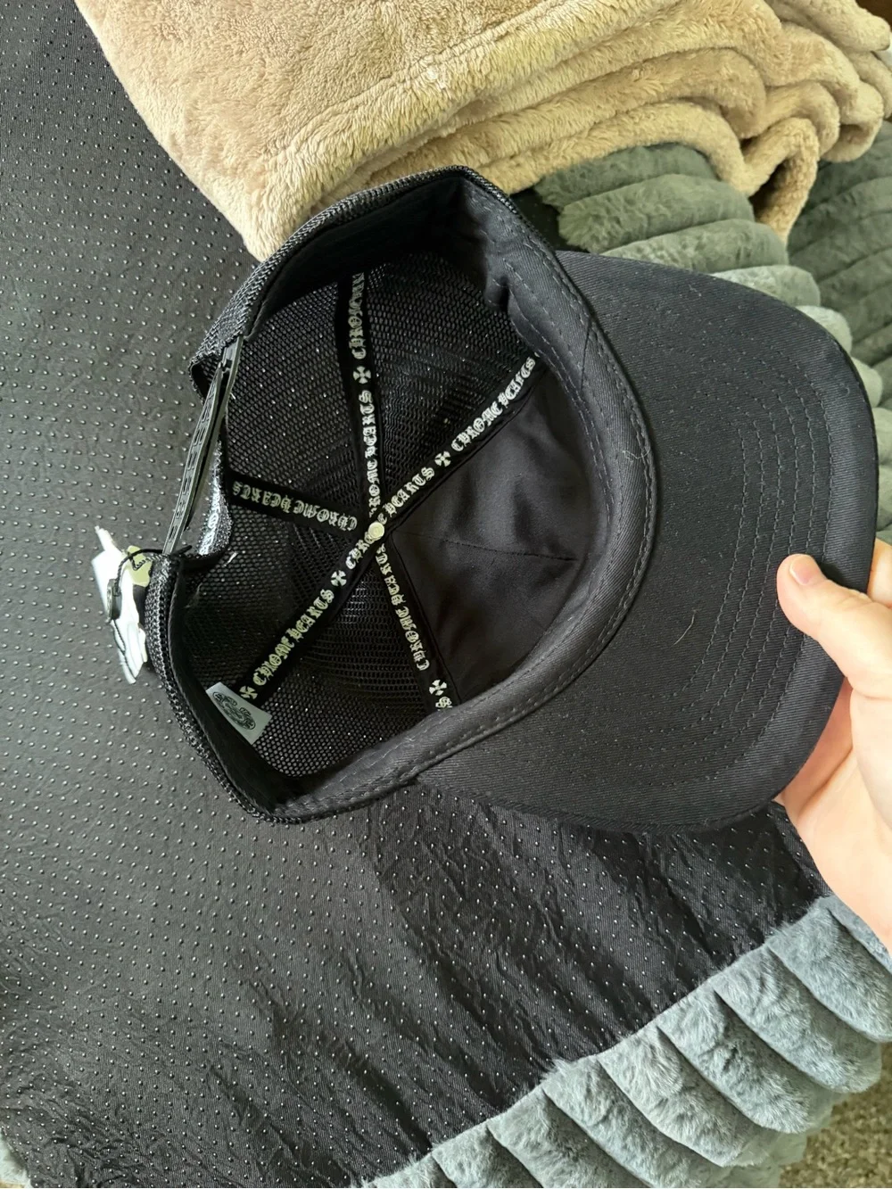 Ch black Logo Trucker Hat